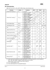 AK8135F Datasheet Page 6