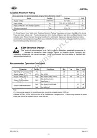 AK8136A Datasheet Page 3