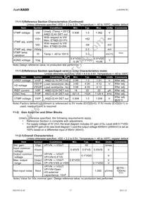 AK8996W Datasheet Page 17