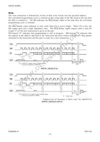 AK93C41AV Datasheet Page 5