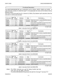 AK93C65BL Datasheet Page 4