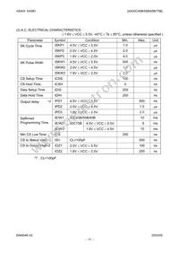 AK93C65BL Datasheet Page 11
