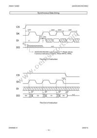 AK93C65CU Datasheet Page 14