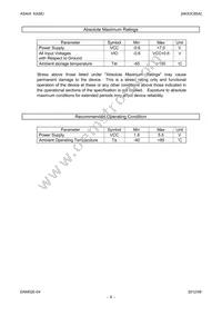 AK93C85AM Datasheet Page 6