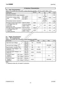AK9754AE Datasheet Page 6