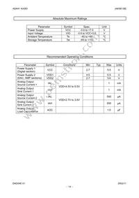 AK9813BF Datasheet Page 14