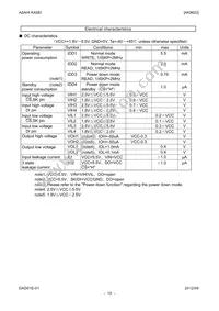 AK9822M Datasheet Page 10
