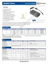 AKM45US18 Datasheet Cover