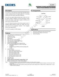 AL1673-20CSP-13 Datasheet Cover