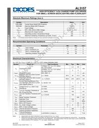 AL3157F-7 Datasheet Page 3