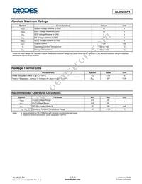 AL5802LP4-7 Datasheet Page 3