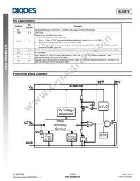AL8807BMP-13 Datasheet Page 2