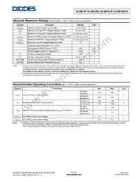 AL9910-5SP-13 Datasheet Page 3