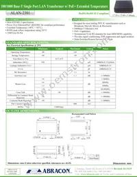 ALAN-2301 Datasheet Cover