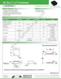 ALAN-516-T Datasheet Cover