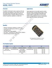 ALC80A163CB025 Datasheet Cover