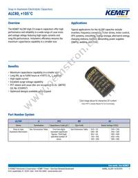 ALC80E822KP200 Datasheet Cover