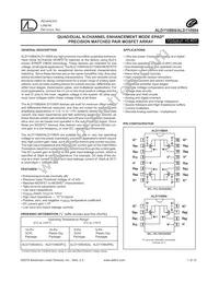 ALD110804SCL Datasheet Cover