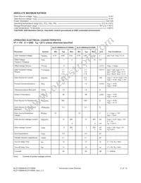 ALD110808ASCL Datasheet Page 2