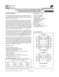 ALD110814PCL Datasheet Cover