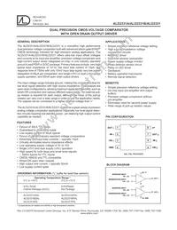 ALD2331APAL Datasheet Cover