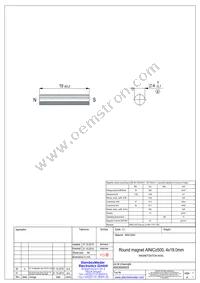 ALNICO500 4X19MM Datasheet Cover