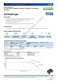 ALT4532P-181-T05G Datasheet Cover