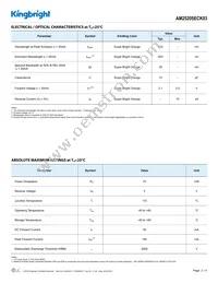 AM2520SECK03 Datasheet Page 2