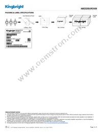 AM2520SURCK09 Datasheet Page 4