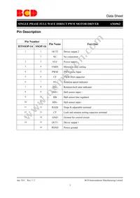 AM4962GSTR-G1 Datasheet Page 3