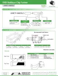 AMCV-0603LC-260-C120N-T Datasheet Page 2