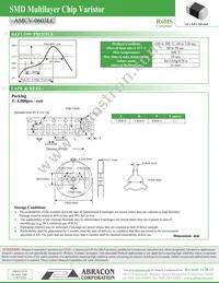 AMCV-0603LC-260-C120N-T Datasheet Page 3