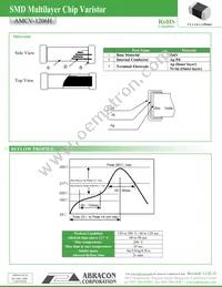 AMCV-1206H-600-T Datasheet Page 3