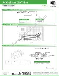 AMCV-2220H-5R5-T Datasheet Page 2
