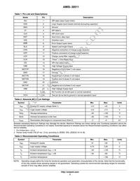 AMIS30511C5112RG Datasheet Page 3