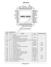 AMIS30523C5231G Datasheet Page 3