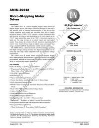 AMIS30542C5421G Datasheet Cover