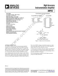 AMP02FS-REEL Datasheet Cover