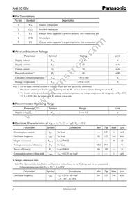 AN1201SM-TXL Datasheet Page 2