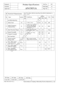 AN15851A Datasheet Page 3