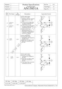 AN15851A Datasheet Page 13