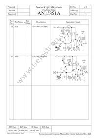 AN15851A Datasheet Page 15