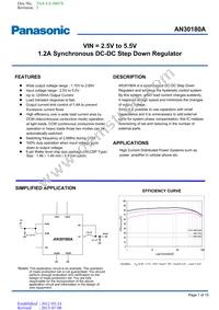 AN30180A-PR Datasheet Cover