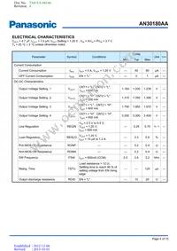 AN30180AAPR Datasheet Page 4
