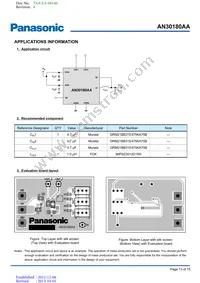 AN30180AAPR Datasheet Page 13