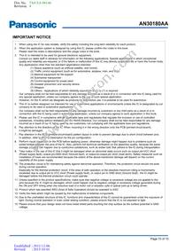 AN30180AAPR Datasheet Page 15