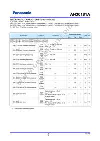 AN30181A-VL Datasheet Page 6