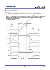AN30181A-VL Datasheet Page 16
