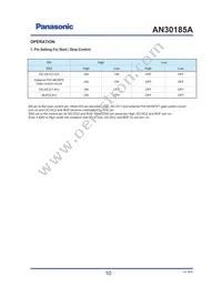 AN30185A-VL Datasheet Page 10