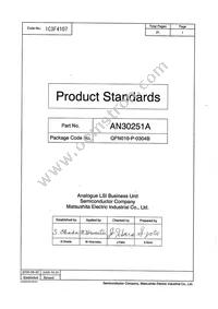 AN30251A-VB Datasheet Cover